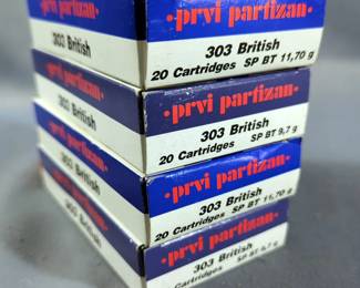 Prvi Partizan 303 British Ammo, Approx 80 Rds