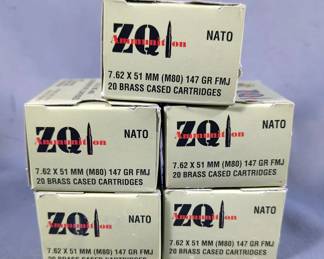 MKE 7.62 X 51 Ammo, Approx 100 Rd