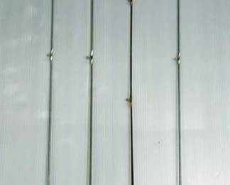 Orchard Industries Action-Rod Metal Fishing Rods, Qty 4