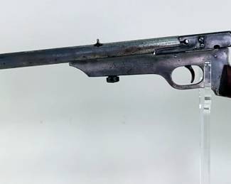 H.M. Quackenbush Safety Rifle .22 Rimfire Rifle SN# Not Found, Swinging Breech, 22" Bbl