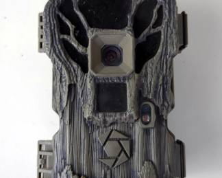 Stealth Cam 22 Mega Pixel Trail Camera/Video Recorder, Model STC-PXP36NGKX, And No Hunting Or Trespassing Signs, Qty 6