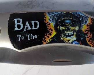 Rebel Edge 'Bad To The Bone' Oversized Folding Knife, 7.5" Blade