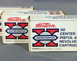 Western Super Match X .45 Auto Ammo, Approx Qty 150 Rds