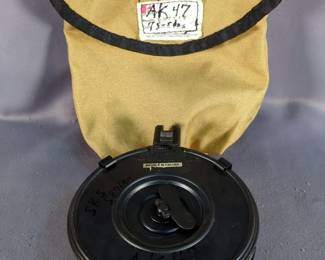 7.62 X 39 Drum Mag In Carry Case