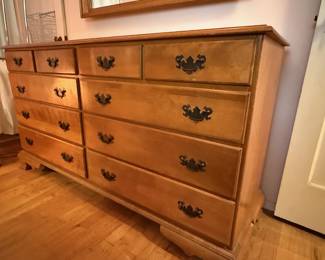 Solid maple dresser
