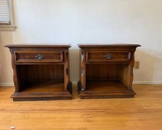 Solid wood nightstands