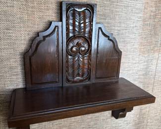 Large Spanish colonial style wall shelf