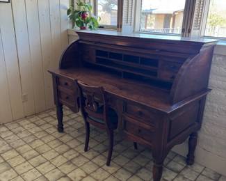Antique secretarial