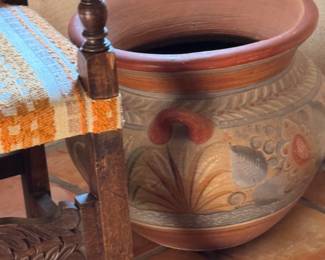Extra large, Mexican pottery