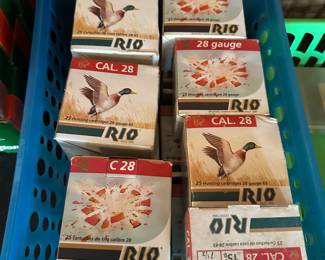 12ga,, 28ga and 410 ammo