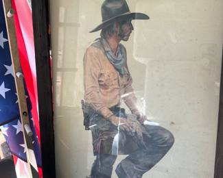 Coors beer cowboy print