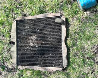 46-48 Chevy radiator manual transmission 