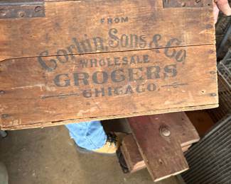Vintage wood boxes 