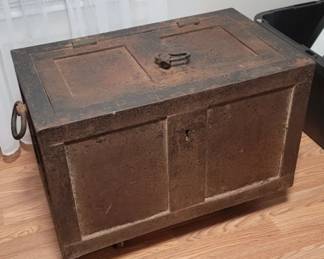Mid 1800s Stagecoach strongbox 