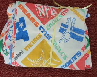 Vintage NFL Sheet and Pillowcase set