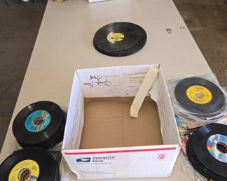 There are approx 50 per stack, so each buyer will get 1 minute with approx 100 records before revolving.
