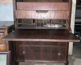 Drop front secretary