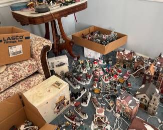 Very large collection of Christmas houses