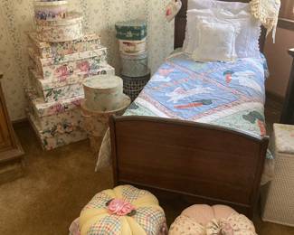 Two adorable ottomans