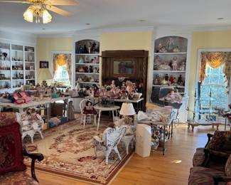 Room full of collectibles