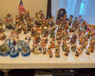 Vintage and newer Hummels