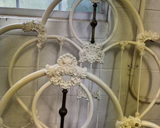 Beautiful antique iron bed