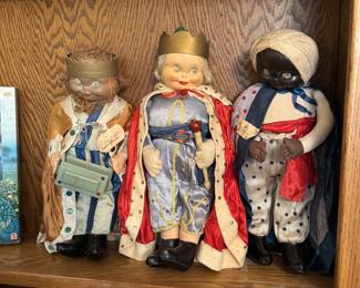 One of a kind vintage wise men dolls