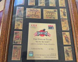 US the Dream Time Olympic stamp plaque