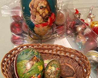 Victorian era handmade Easter eggs 