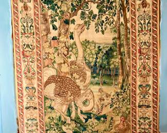 Very nice handwoven  large Chinese tapestry 