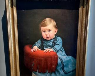 Wonderful 19th century painting - the detail is beautiful 