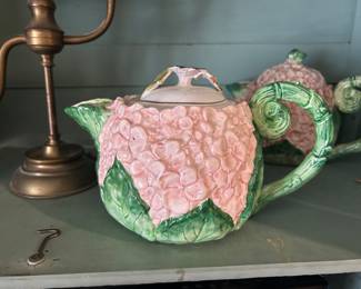 Fitz & Floyd hyacinths teapots