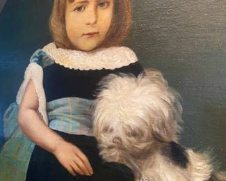 Beautiful details of A. Jovane’s mid 19th century painting 