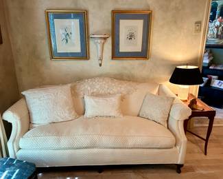 Comfy down-filled sofa perfect for taking a nap! 