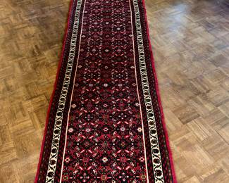 This Persian runner is wonderful and loooooong 