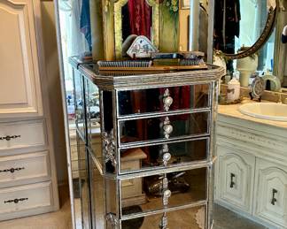 gorgeous mirrored lingerie cabinet