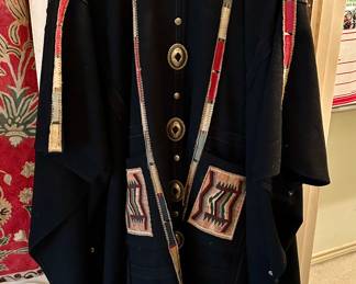 Love this Coloratura ladies southwest style wool long coat/poncho 