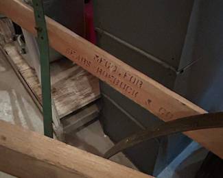 Sears Roebuck plow with accessories