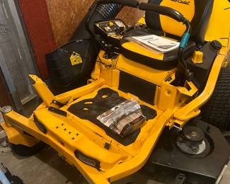 Cub Cadet Zero turn mower with bag attachment