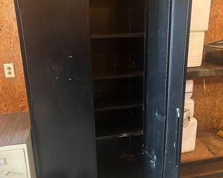 Metal Cabinet with lock and key