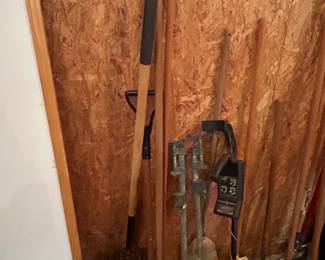 Hand Tools, racks, shovels