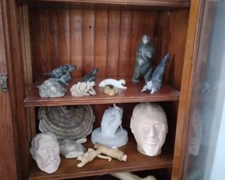 Statues, carvings, and figures collection, 