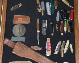 Various makers vintage knife collection, must see!