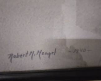 Robert Morrow Mengel painting