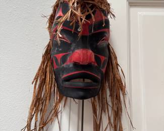Dying Warrior mask by Val Stickings