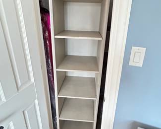 Additional view of Pottery Barn swivel mirror / book shelf ~