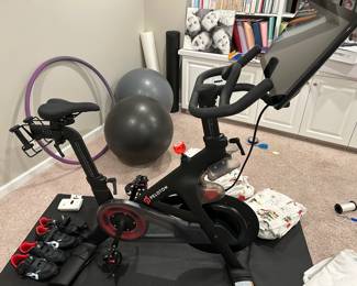 Peloton Bike and shoes~