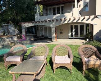 Wicker furniture set
