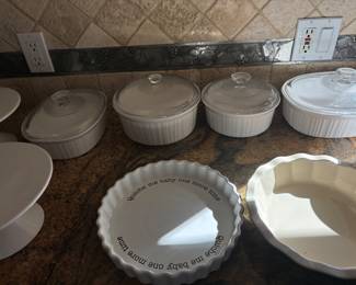 Casserole dishes 