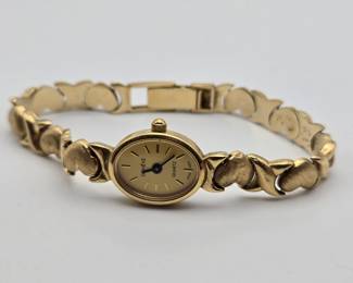 Vintage 14K Solid Gold Bezel & Band Geneve Watch